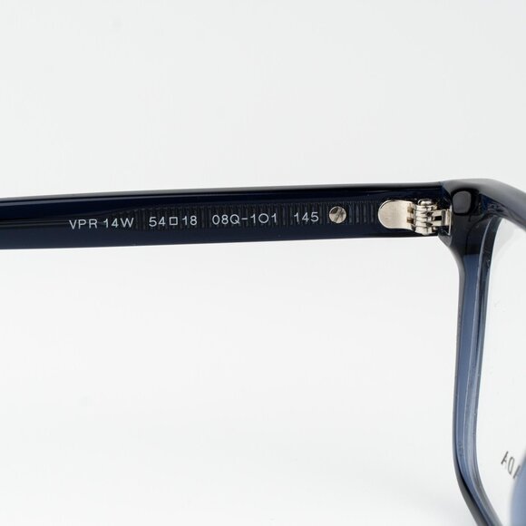 Prada Men Eyeglasses Blue Crystal Square Unisex PR14WV 08Q1O1 BRAND NEW - Picture 8 of 10